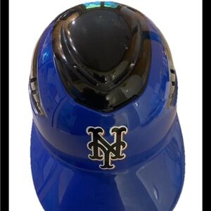 Blue and Black NY Logo Baseball Helmet